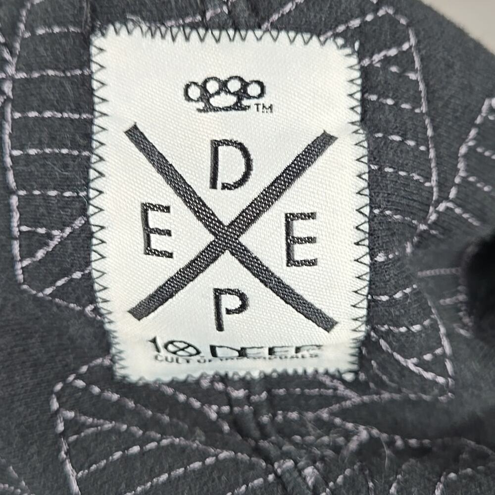 10.Deep Full Zip Hoodie Black Star Size 2XL - Picture 10 of 11